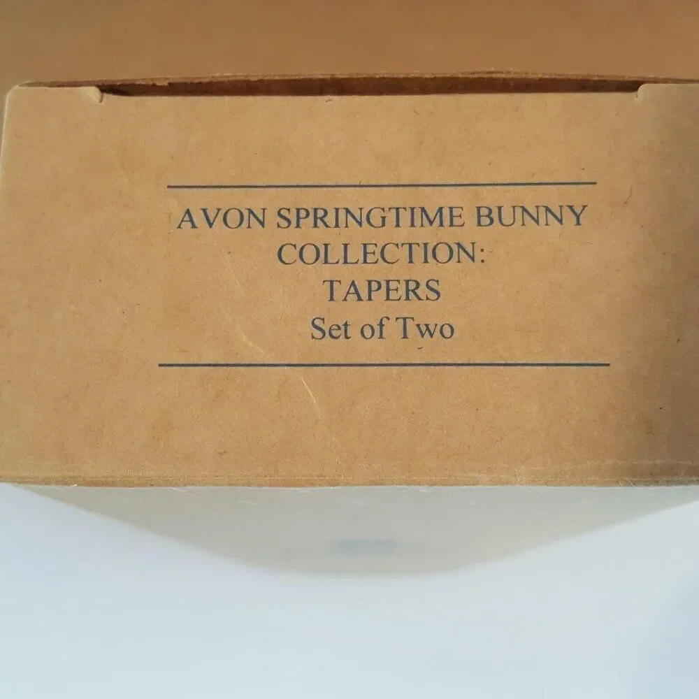 Vintage Avon Bunny Easter Taper Candles Salt Pepper Sugar Creamer Rabbits Lot